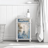 Stylized Eiffel Tower Paris Collage FE1 Decoupage Seidenpapier