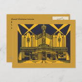 STYLIZED EL MIRO THEATER SANTA MONICA CA Postcard Postkarte (Vorne/Hinten)