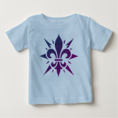 "Stylized Fleur-de-lis"  Baby T-shirt (Vorderseite)
