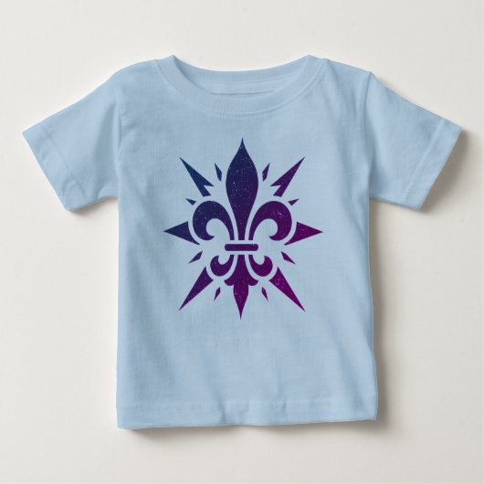 "Stylized Fleur-de-lis" Baby T-shirt (Vorderseite)