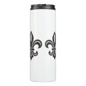 "Stylized Fleur-de-lis" Thermal Tumbler Thermosbecher (Rückseite)