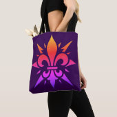 "Stylized Fleur-de-lis" Tote Tasche (Von Nahem)