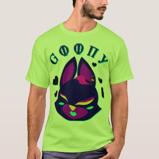 stylized fox-cat hybrid  T-Shirt (Vorderseite)