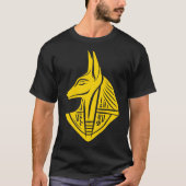 Stylized Gold Emblem Of An Anubis T-Shirt (Vorderseite)