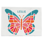 Stylized große Geschenktasche des Geschenktüte (Rückseite)