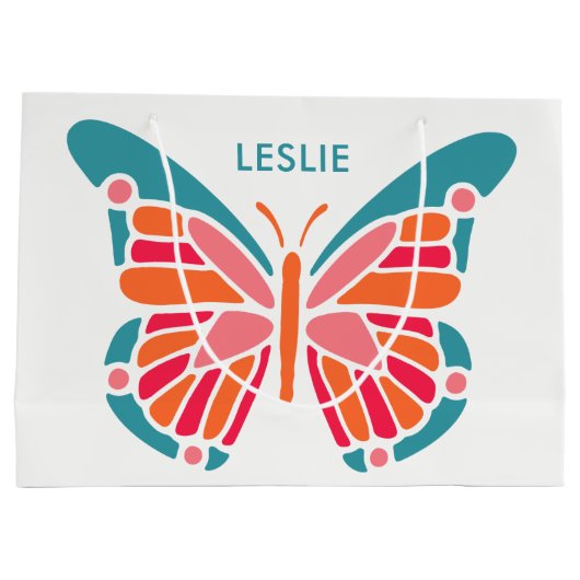 Stylized große Geschenktasche des Geschenktüte (Rückseite)