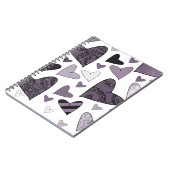 Stylized Hearts Notizblock (Linke Seite)