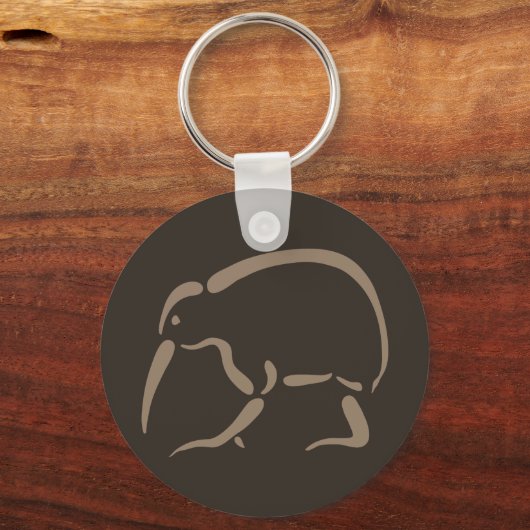 Stylized Kiwi Schlüsselanhänger (Vorderseite)