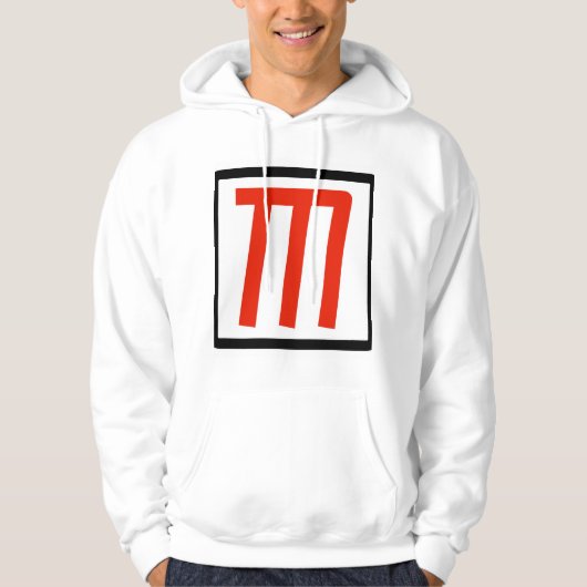 Stylized M – Unique Initial Design Hoodie (Vorderseite)