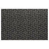 Stylized Pflanzen-Muster 020818 - Weiß auf Stoff (Yard (91,4 cm))