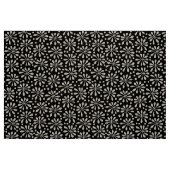 Stylized Pflanzen-Muster 020818 - Weiß auf Stoff (Fat Quarter (45,7 x 55,9 cm))