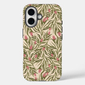 Stylized pink bell-shaped floral pattern Case-Mate iPhone hülle (Rückseite)
