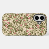 Stylized pink bell-shaped floral pattern Case-Mate iPhone hülle (Rückseite (Horizontal))