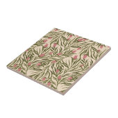 Stylized pink bell-shaped floral pattern fliese (Seite)
