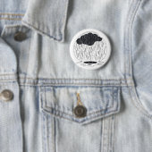Stylized Rain Cloud with Falling Rain and Puddle Button (Beispiel)