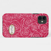 Stylized Rosen-Garten-Muster | iPhone 5 Fall Case-Mate iPhone Hülle (Rückseite (Horizontal))