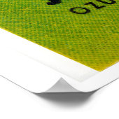 Stylized Smiling Face Czechoslovakia 1960s-70s Poster (Ecke)