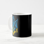 Stylized Ukrainian Coat Of Arms  Kaffeetasse (Vorderseite Links)