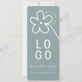 STYLIZIERTE BLUME SAGE EIGENE LOGO-GIFT-BESCHEINIG