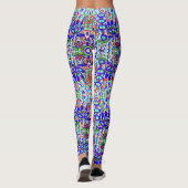 STYLIZIERTER FLÜSSEL ABSTRAKT 2 LEGGINGS (Rückseite)