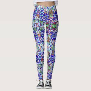 STYLIZIERTER FLÜSSEL ABSTRAKT 2 LEGGINGS