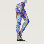 STYLIZIERTES FLÜSSIGES ABSTRAKT LEGGINGS (Rechts)
