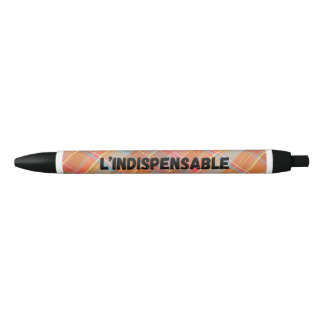 Stylo "L'INDISPENSABLE" (noir & bleu) Kugelschreiber