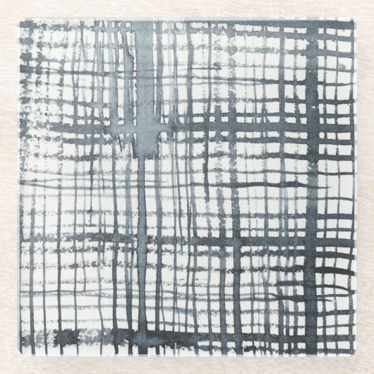 Stylus - Karo-Muster Glasuntersetzer (Vorderseite)