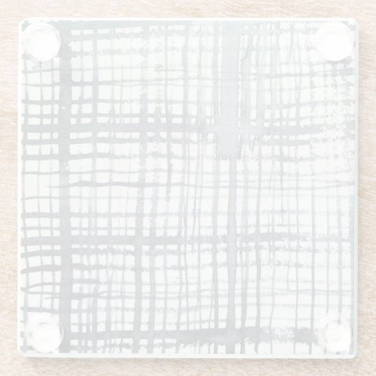 Stylus - Karo-Muster Glasuntersetzer (Rückseite)