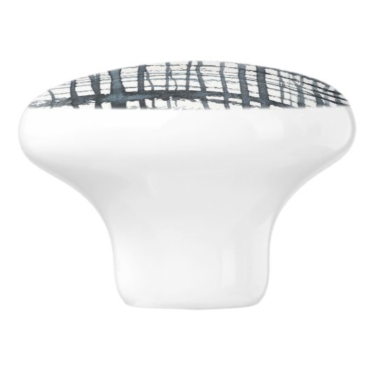 Stylus - Karo-Muster Keramikknauf (Seitenansicht)