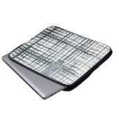 Stylus - Karo-Muster Laptopschutzhülle (Vorne Knopf)