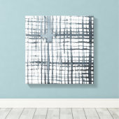 Stylus - Karo-Muster Leinwanddruck (Insitu (Holzboden))