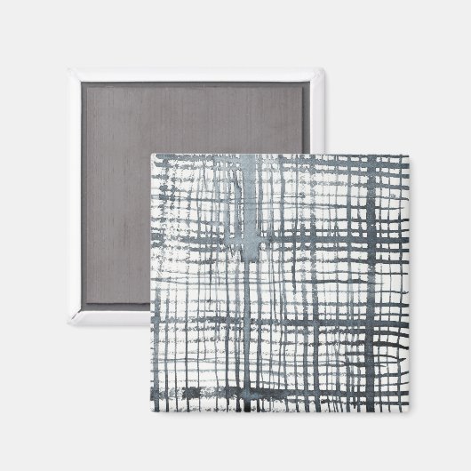 Stylus - Karo-Muster Magnet (Vorderseite/Rückseite)