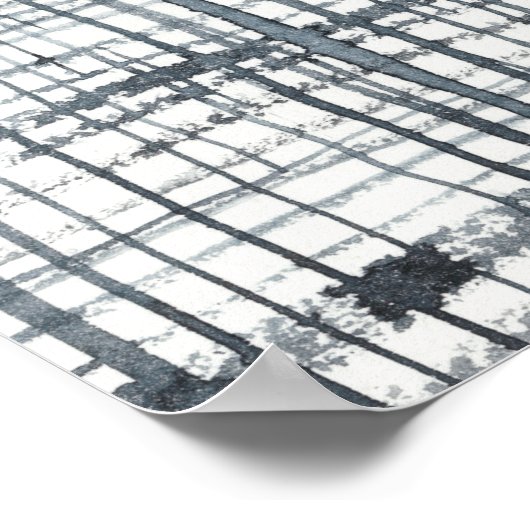 Stylus - Karo-Muster Poster (Ecke)