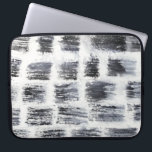 Stylus - Squres Laptopschutzhülle<br><div class="desc">Stylus V von Chariklia Zarris.  Verfügt über quadratische Formen auf weißem Hintergrund,  um ein Muster zu erstellen.</div>