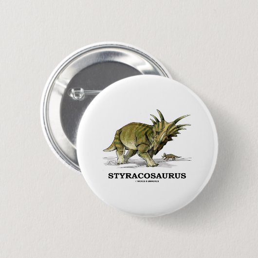 Styracosaurus Button (Vorne & Hinten)
