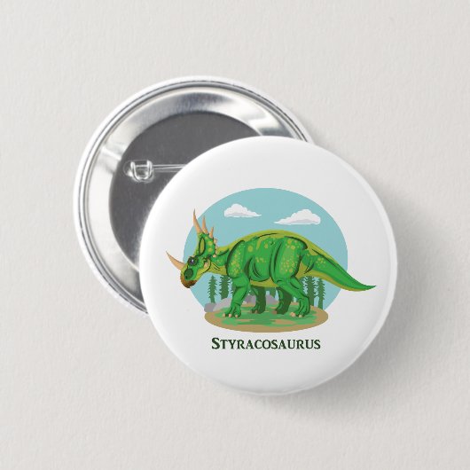Styracosaurus Button (Vorne & Hinten)