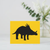 Styracosaurus Dino Dinosaur Postkarte (Stehend Vorderseite)