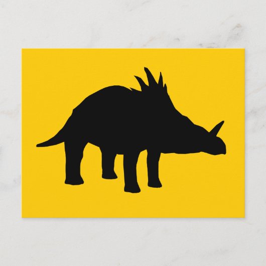 Styracosaurus Dino Dinosaur Postkarte (Vorderseite)