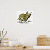 Styracosaurus - krebserregende Dinosaurier Poster (Küche)
