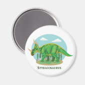 Styracosaurus Magnet (Vorderseite/Rückseite)