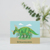 Styracosaurus Postkarte (Stehend Vorderseite)