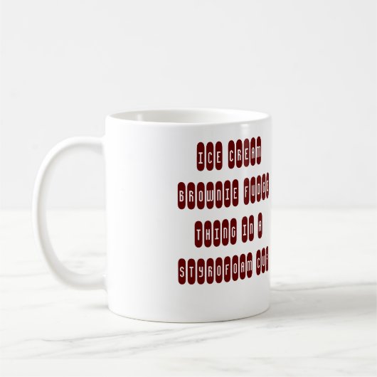 Styroschaum-Schale Kaffeetasse (Links)