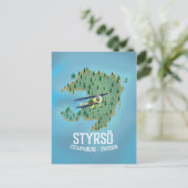 Styrsö, ein Reiseplakat. Postkarte (Stehend Vorderseite)