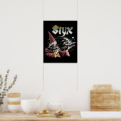 STYX Band Retro 70er Tribute Icons Poster (Küche)