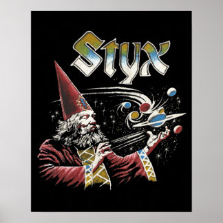 STYX Band Retro 70er Tribute Icons Poster