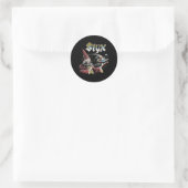 STYX Band Retro 70er Tribute Icons Runder Aufkleber (Tasche)