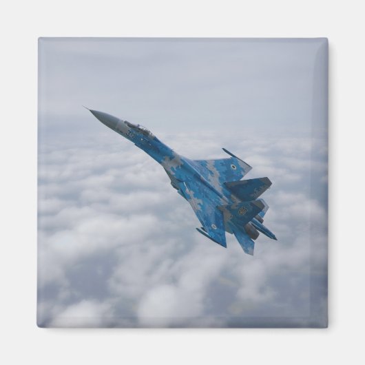 SU-27 Flanker über den Wolken Magnet (Vorne)