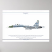 Su-27 Russland 1 Poster (Vorne)
