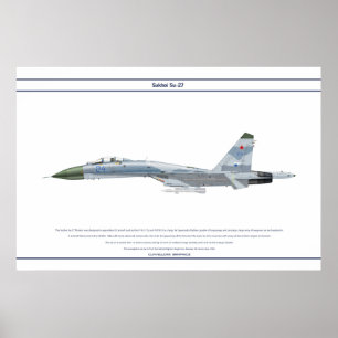 Su-27 Russland 1 Poster
